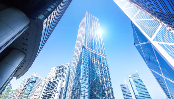 istock Corporate Buildings in central Hong Kong 1150195586