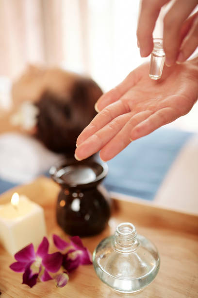 istock Oil for professional face massage 1150195850