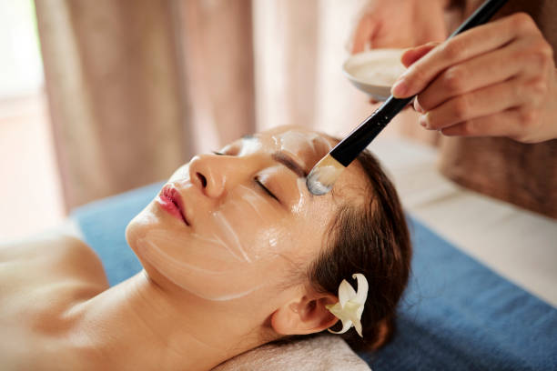 istock Woman getting anti-aging face treatment 1150195906