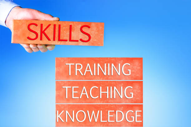 istock Businessman With Wording Skills, Training, Knowledge, Teaching. 1150197093
