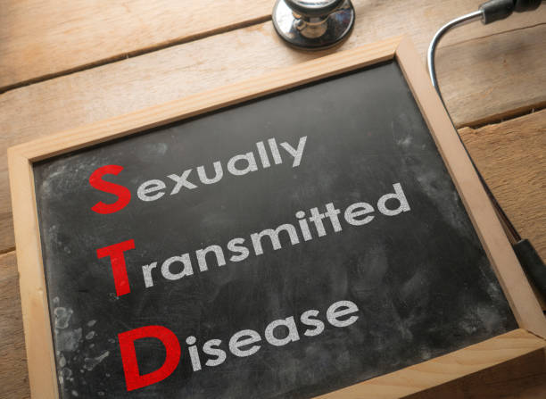 Medical and Health Care Concept, STD Sexually Transmitted Disease stock photo