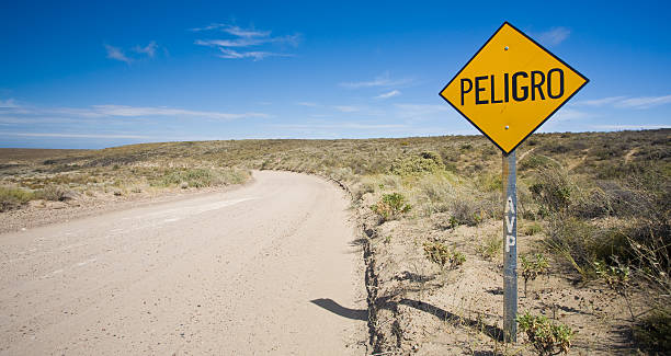 istock Peligro (Danger) Warning Sign From Argentina 115020226