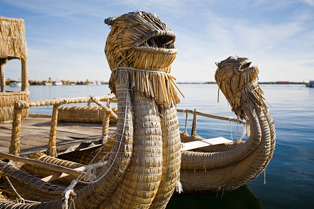 istock Lake Titicaca Reed Boat 115020368