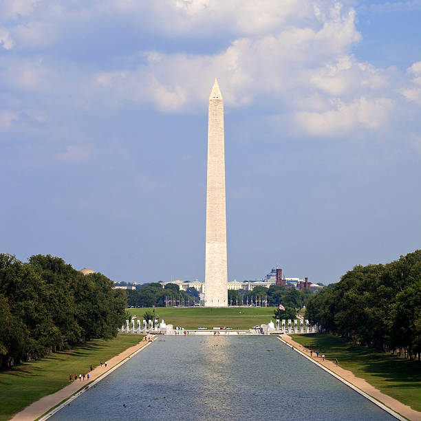 The Washington Monument stock photo