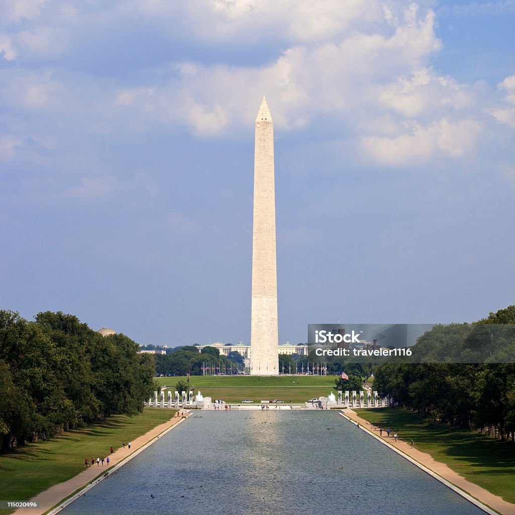 O Monumento de Washington - Royalty-free Monumento Washington - Washington DC Foto de stock