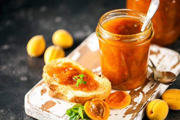 istock Jam in a jar and fresh fruits 1150206814