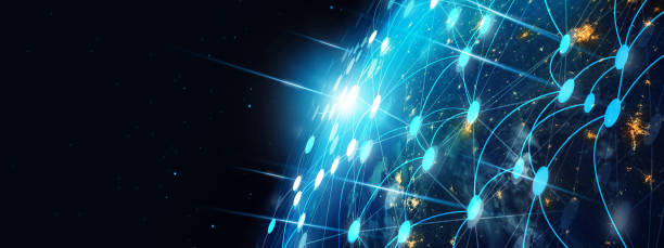 istock Communication technology and internet worldwide for business concept. Global world network connected and telecommunication on planet earth cryptocurrency, blockchain and IoT. Elements of this image furnished by NASA  https://www.nasa.gov/sites/default/fil 1150209195