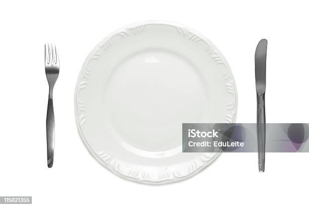 Place Setting Stock Photo - Download Image Now - Empty, Fork, Table Knife