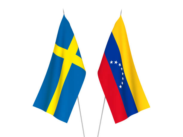 venezuela und schweden flaggen - 5898 stock-fotos und bilder