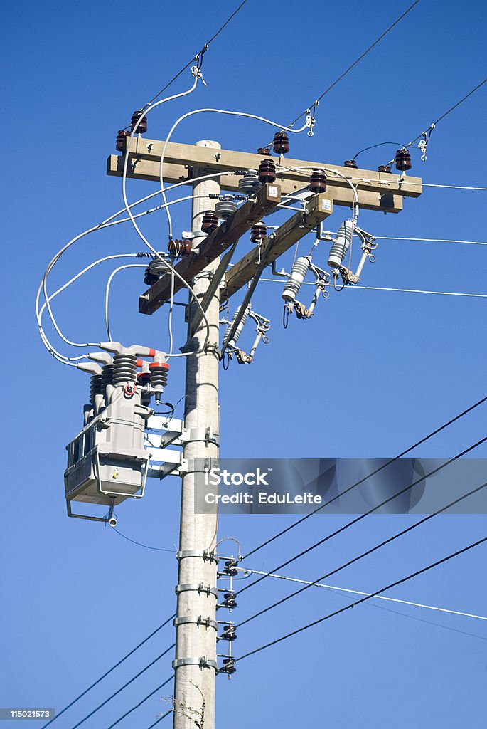 Hochspannungsmast-detail - Lizenzfrei Ausrüstung und Geräte Stock-Foto