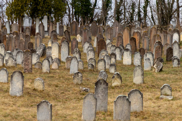 istock Jewish Headstones 1150215995