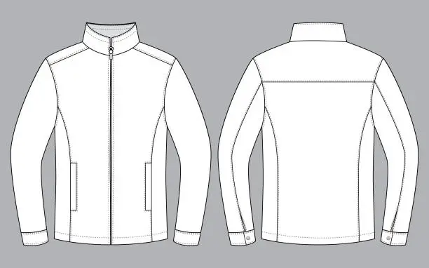 Vector illustration of Jacket Vector for Template