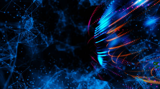 Cyber space world of future business technology, globe in digital cyber space present future connection trading investment and transection of money. Business organization of digital currency investment concept in 3d rendering. ciberespacio mundo de la futura tecnología de negocios, globo en el ciberespacio digital presente futura inversión de comercio de conexión y transección de dinero. organización empresarial de concepto de inversión en moneda digital en renderizado 3d.