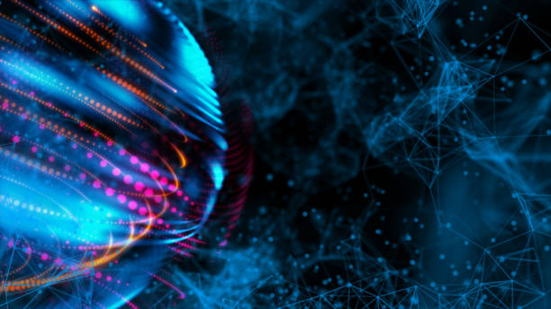 istock Cyber space world of future business technology, globe in digital cyber space present future connection trading investment and transection of money. Business organization of digital currency investment concept in 3d rendering. 1150221356