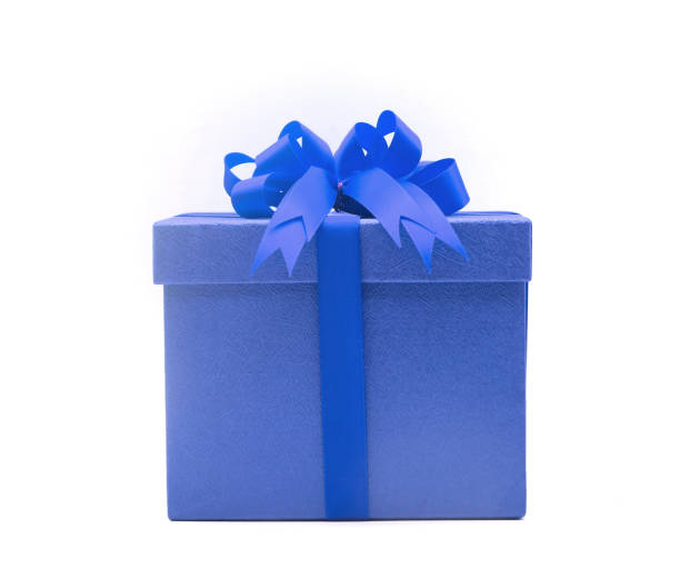 istock Decorative red gift box with ribbon 1150221623