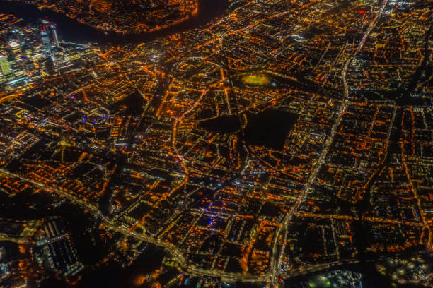 istock London night view as seen from an airplane 1150226375