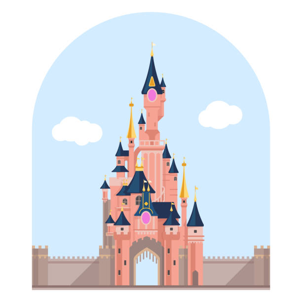 ilustraciones, imágenes clip art, dibujos animados e iconos de stock de castel - castle