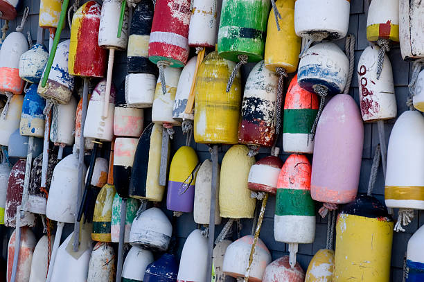 istock Lobster Buoys 115023377