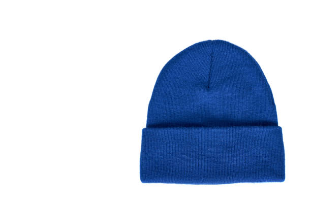 istock Knitted wool hat, head accessory clothing, isolated 1150236298