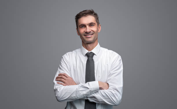 istock Confident businessman looking at camera 1150240054