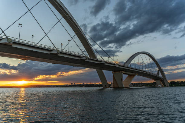 istock Juscelino Kubitschek Bridge in Brasilia 1150242630