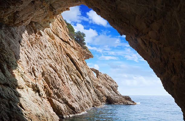 istock Inside view of grotto in coast 115024368