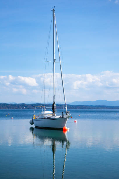 istock boat at Starnberg lake 1150245481