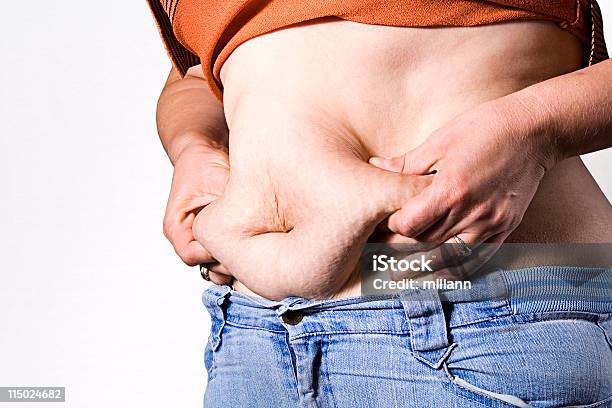 Zellulitis Am Bauch Stockfoto und mehr Bilder von Anatomie - Anatomie, Daumen, Dick