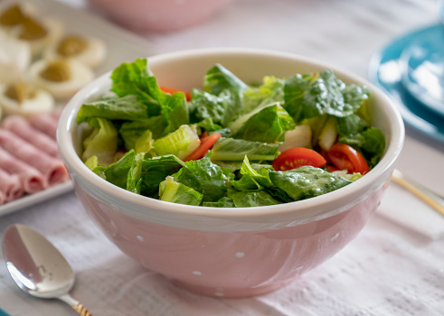 Healthy green salad