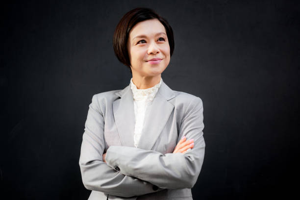 Confident Asian businesswoman