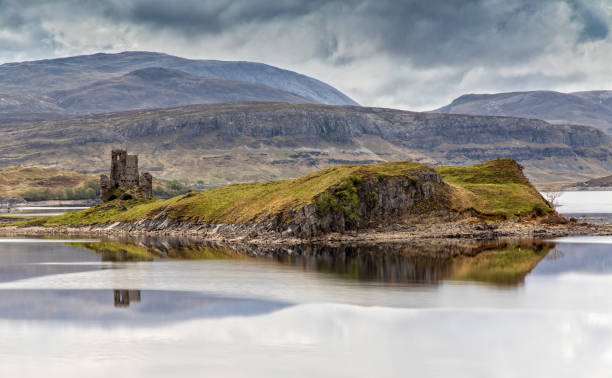 istock Reflection of the Ardvreck Castle in Scotland 1150254902