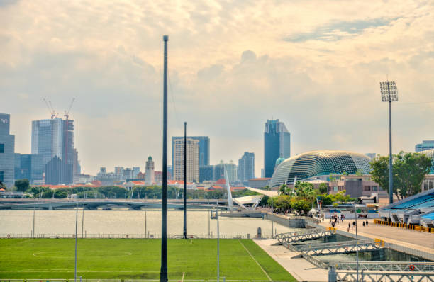 istock Singapore harbour cityscape 1150255225