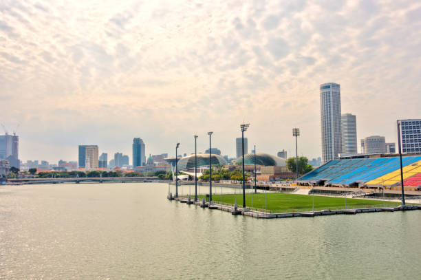 istock Singapore harbour cityscape 1150255306