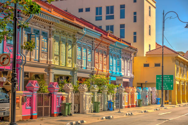 istock Peranakan houses in Singapore 1150256240