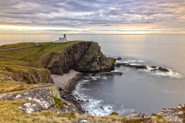 istock Sunset over the Stoer Lighthouse in Scotland 1150256244