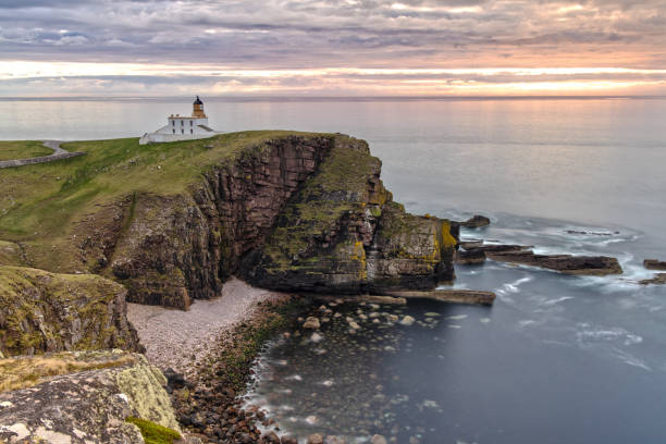 istock Sunset over the Stoer Lighthouse in Scotland 1150256254
