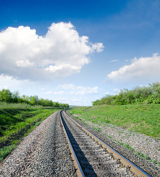 istock railway in green landscape 115025689