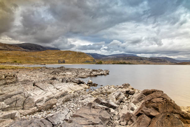 istock View over the Mountains and Loch Assynt 1150256898