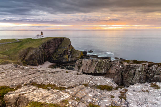 istock Sunset over the Stoer Lighthouse in Scotland 1150257979