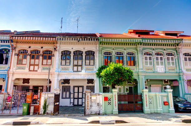 istock Peranakan houses in Singapore 1150258050