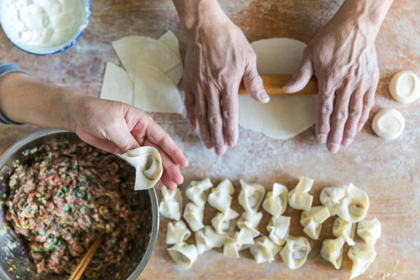 istock Homemade Cooking chinese Ravioli (Huntun Yuntun Wonton) 1150258506