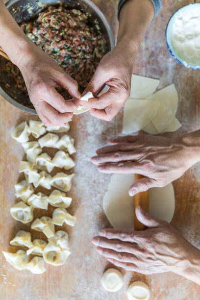 istock Homemade Cooking chinese Ravioli (Huntun Yuntun Wonton) 1150258511