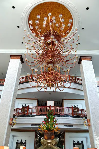 Photo of Luster at the lobby of luxury hotel, Pattaya, Thailand