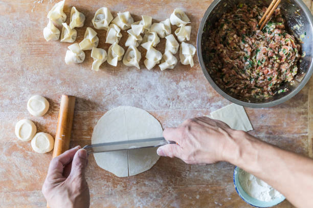 istock Homemade Cooking chinese Ravioli (Huntun Yuntun Wonton) 1150258985