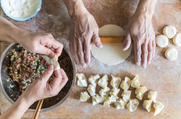 istock Homemade Cooking chinese Ravioli (Huntun Yuntun Wonton) 1150259674