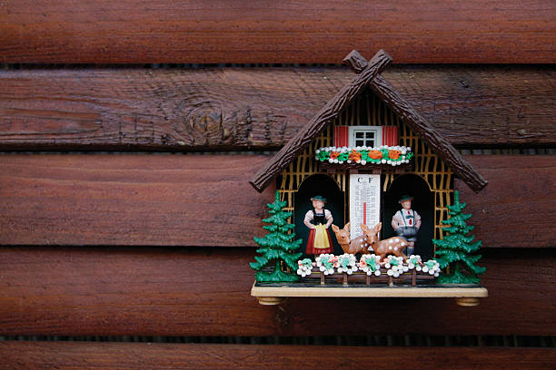 Kitschy german weather house  black forest photos stock pictures, royalty-free photos & images