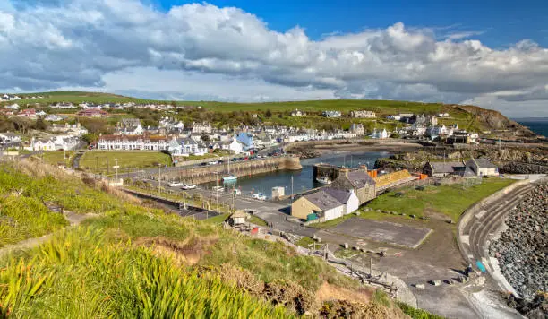 Portpatrick is a small Town on the Westcoast of Scotland and belongs to the Dumfries and Galloway Council Area