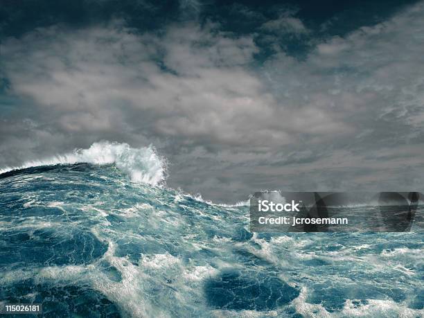 Stormy Ocean Stock Photo - Download Image Now - Storm, Sea, Wave - Water