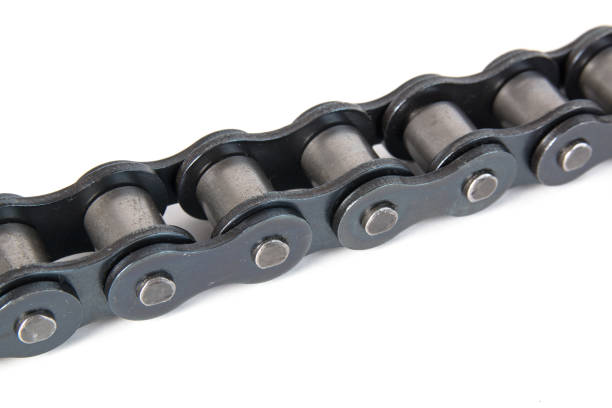 istock industrial driving roller chain on white background 1150265083