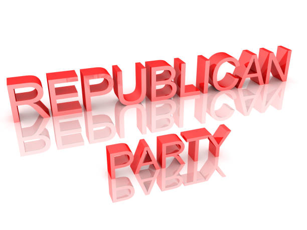 istock 3D Rendering of text saying Republican Party 1150265553